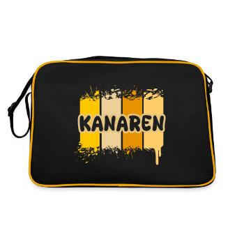 Canaries - Retro Bag - black/gold - Back