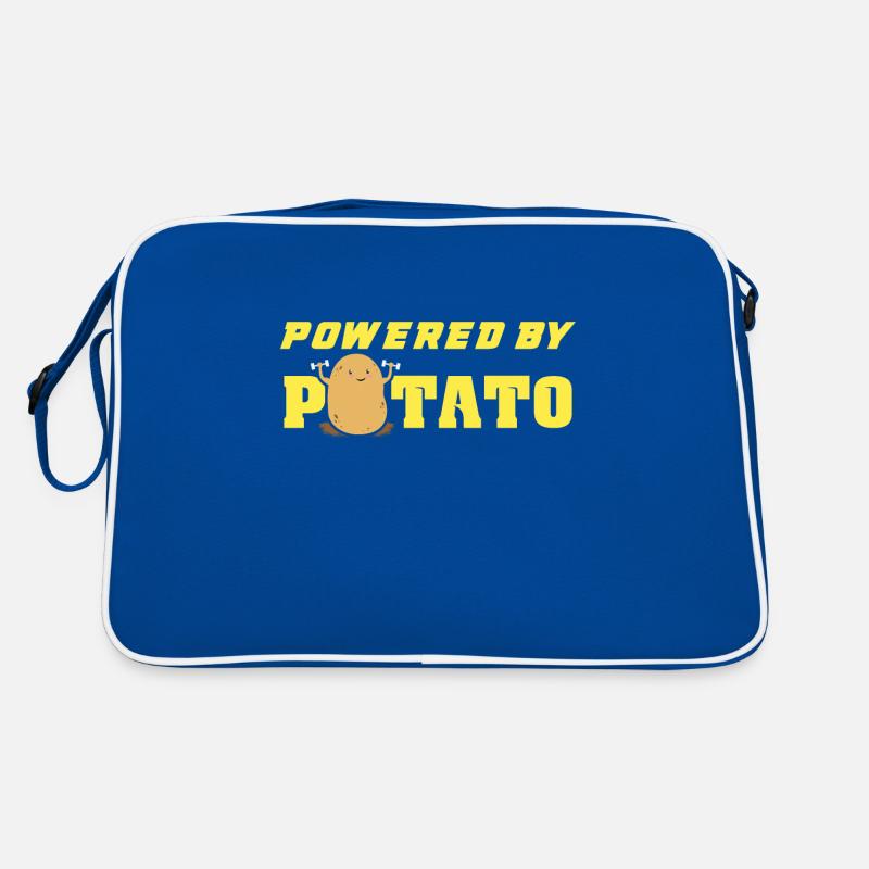 Powered by potatoes for vegan vegetarians Retro Bag