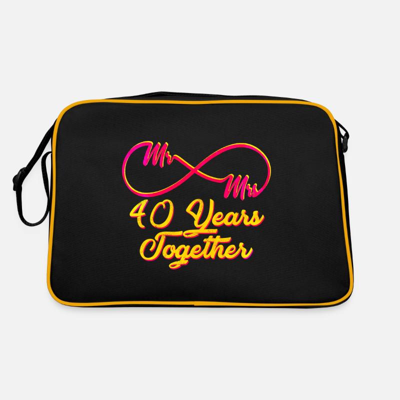 40e anniversaire de mariage Sac Retro