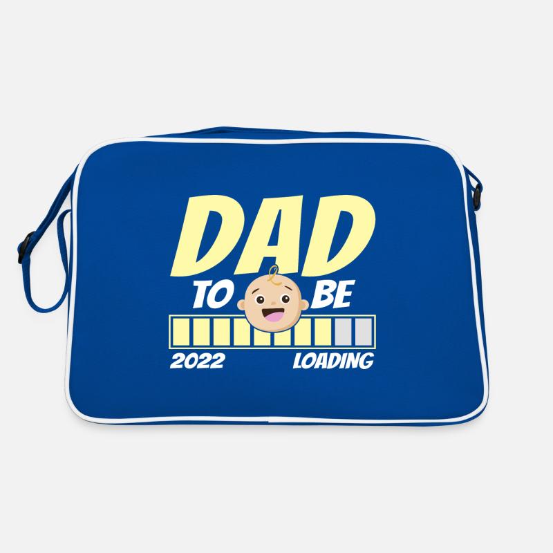 Werde Vater 2022 Loading Papa Retro Tasche