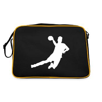 Joueurs de handball Joueurs de handball Joueuses de handball Joueuses de handball - Sac Retro - noir/or - Dos