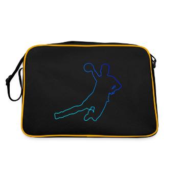 Handball Games Women Handball Handball Handball Player Handball - Retro Bag - black/gold - Back