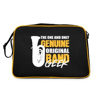 Band Geek Band Member Gift - Retro Bag - black/gold - Back