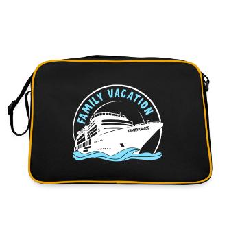 Family Cruise - Retro Bag - black/gold - Back