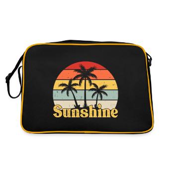 Rétro Soleil - Sac Retro - noir/or - Dos