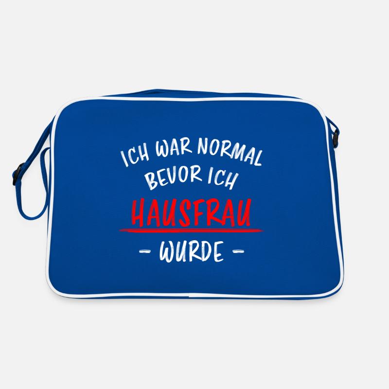 Hausfrau Lustiger Spruch Haushalt Mama Geschenk Retro Tasche
