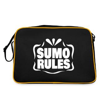 Sumo - Retro Bag - black/gold - Back