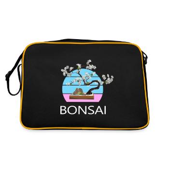 BONSAI Yamadori Bonsai Master Bonsai Tree - Retro Bag - black/gold - Back