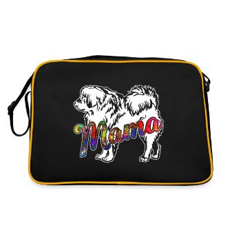English Mastiff English Mastiff Mama - Retro Bag - black/gold - Back