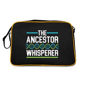 L’histoire familiale de la généalogie ancestrale du chuchoteur - Sac Retro - noir/or - Dos
