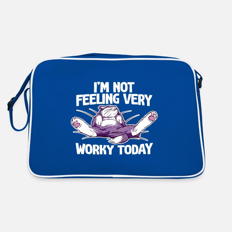 I'm Not Feeling Very Worky Today 4 Retro Tasche