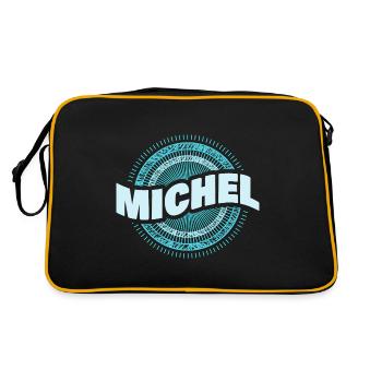 Michel - Sac Retro - noir/or - Dos