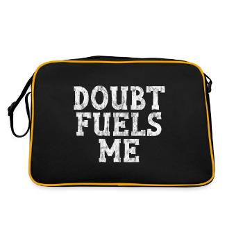 Doubt Fuels Me 3 - Retro Bag - black/gold - Back