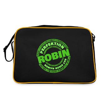 Robin Robin - Retro Bag - black/gold - Back