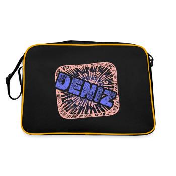 Dalton - Sac Retro - noir/or - Dos