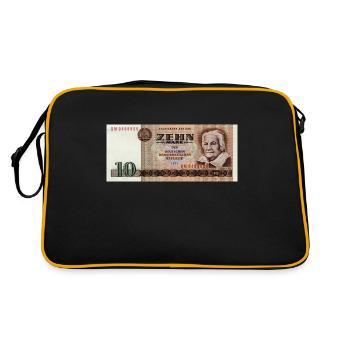 10 marks de la RDA - Sac Retro - noir/or - Dos