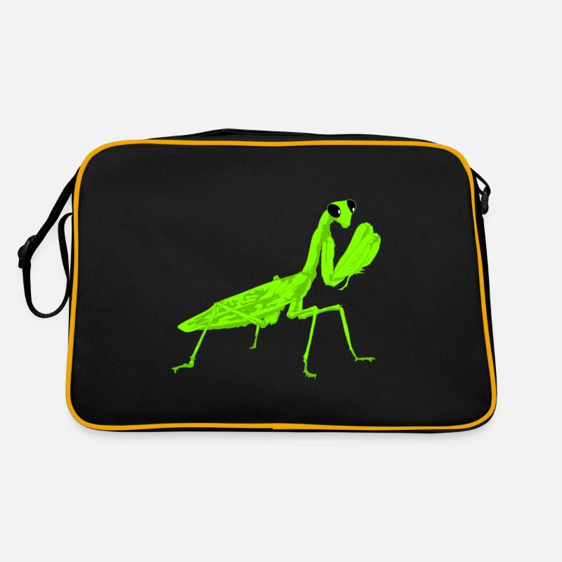 Gottesanbeterin Mantis Religiosa Instekt Retro Tasche