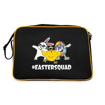 Easter Easter Easter Eggs - Retro Bag - black/gold - Back