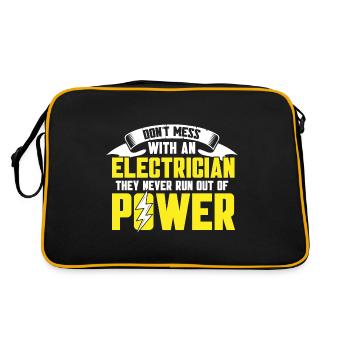 Ingénieur électricien électricien - Sac Retro - noir/or - Dos