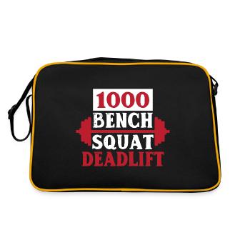 1000 LB Club Musculation Haltérophilie - Sac Retro - noir/or - Dos