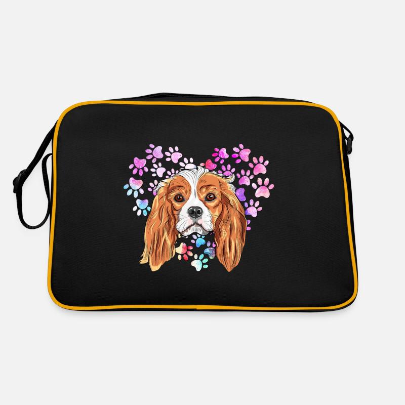 Cavalier King Charles Spaniel Retro Tasche