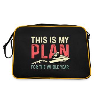 Plan for the year Hobbyist Gift - Retro Bag - black/gold - Back