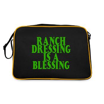 Ranch Dressing Is A Blessing 12 - Retro Bag - black/gold - Back