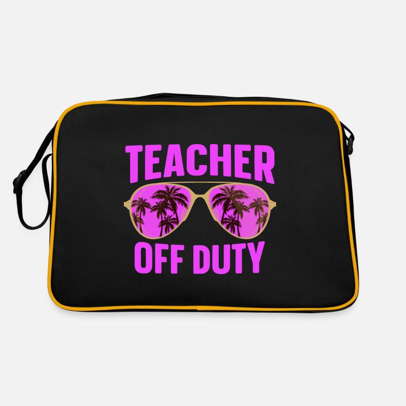 Enseignant hors service Lehrer außer Dienst Sac Retro
