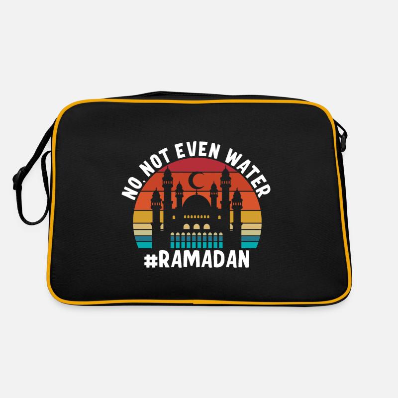 No not even water Ramadan Retro Bag