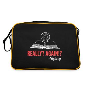 Réel? Encore? Don d’archiviste - Sac Retro - noir/or - Dos