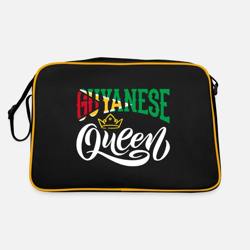 Guyanais Queen Guyana Guyana Drapeau Sac Retro