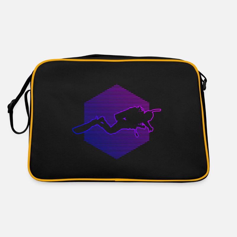 Plongée sous-marine Plongée sous-marine Plongée plongée Sac Retro