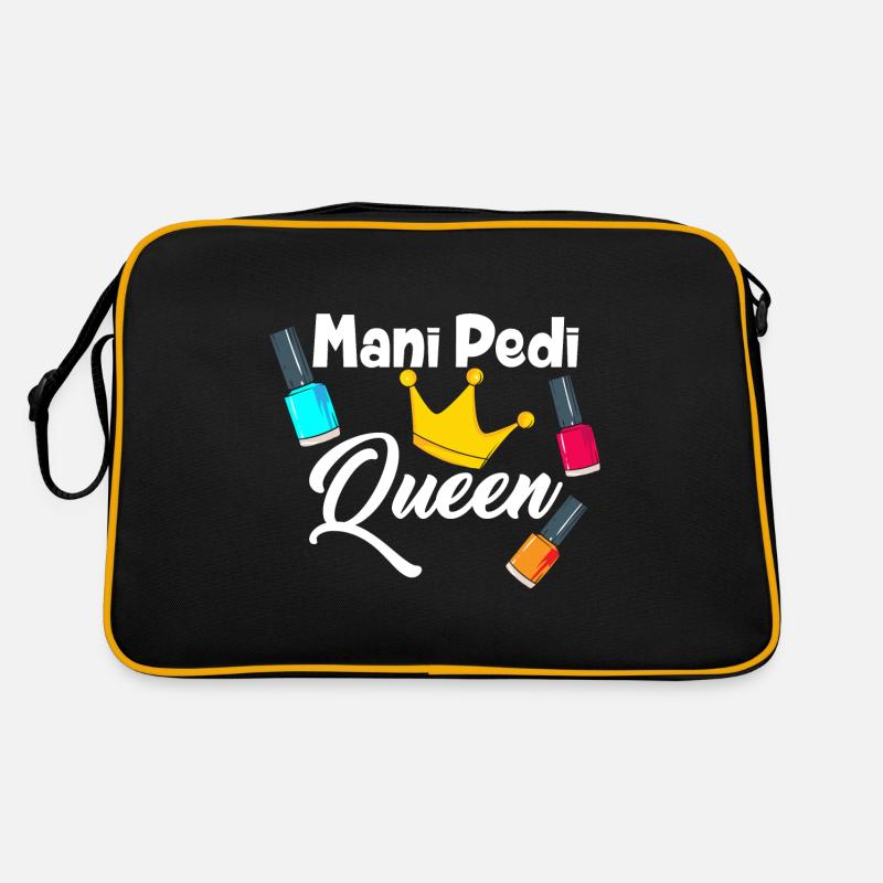 Mani Pedi Queen Nageltechniker Retro Tasche