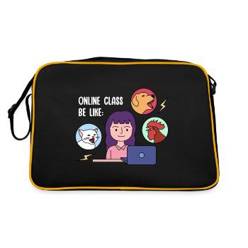 Conception de cours en ligne pour les jeunes fiers Pinoys - Sac Retro - noir/or - Dos
