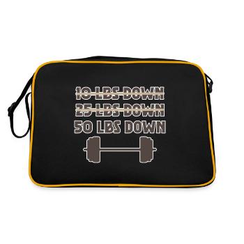50 lb de duvet 2 - Sac Retro - noir/or - Dos