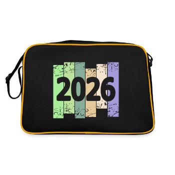 Œuvres d’art 2026 - Sac Retro - noir/or - Dos