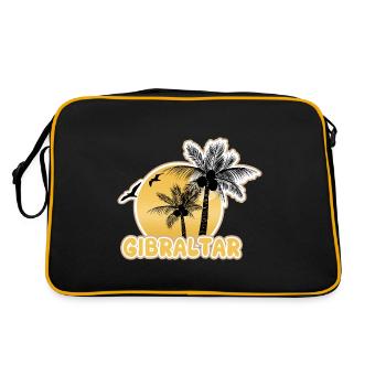 Gibraltar - Sac Retro - noir/or - Dos