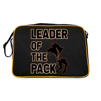 Chef de la meute - Sac Retro - noir/or - Dos