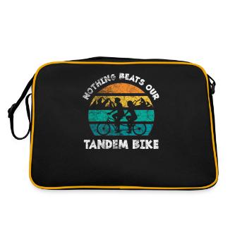 Tandem bike bike - Retro Bag - black/gold - Back
