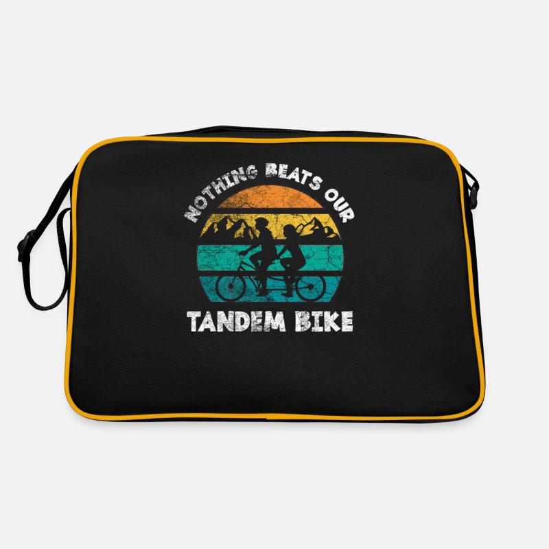 Vélo tandem Sac Retro