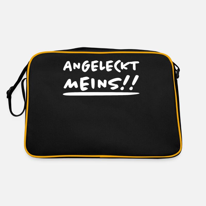 Angeleckt Meins Lustiger Spruch Frech Eis Geschenk Retro Tasche