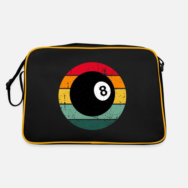 Vintage Retro Billiard Billiard Pool Billiards Ball Retro Bag