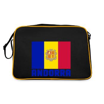 Andorre - Sac Retro - noir/or - Dos