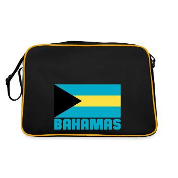 Bahamas - Sac Retro - noir/or - Dos