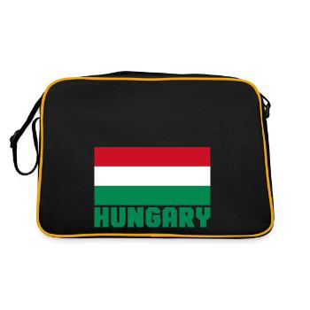 Hungary - Retro Bag - black/gold - Back