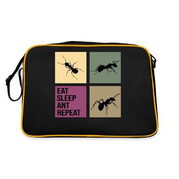 ant repeat antityp retro ant ants anti - Retro Bag - black/gold - Back