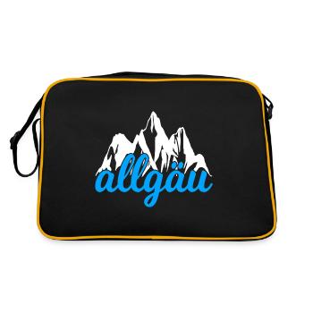 Montagnes de l’Allgäu Randonnée Escalade - Sac Retro - noir/or - Dos