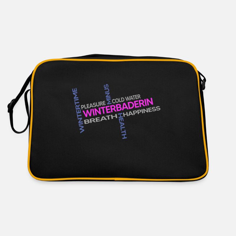 winterbader eisbader polar eisbad winter kältebad Retro Tasche