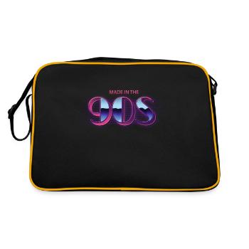 Anniversaire des années quatre-vingt-dix - Sac Retro - noir/or - Dos