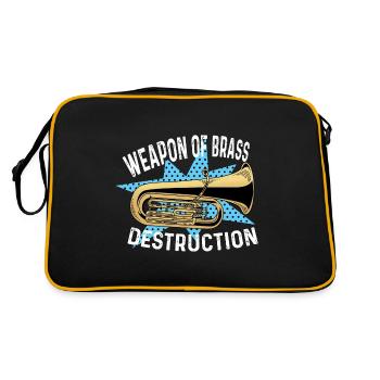 Brass Weapon Abomination Poison - Retro Bag - black/gold - Back